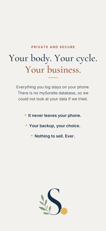 Store screenshot: privacy